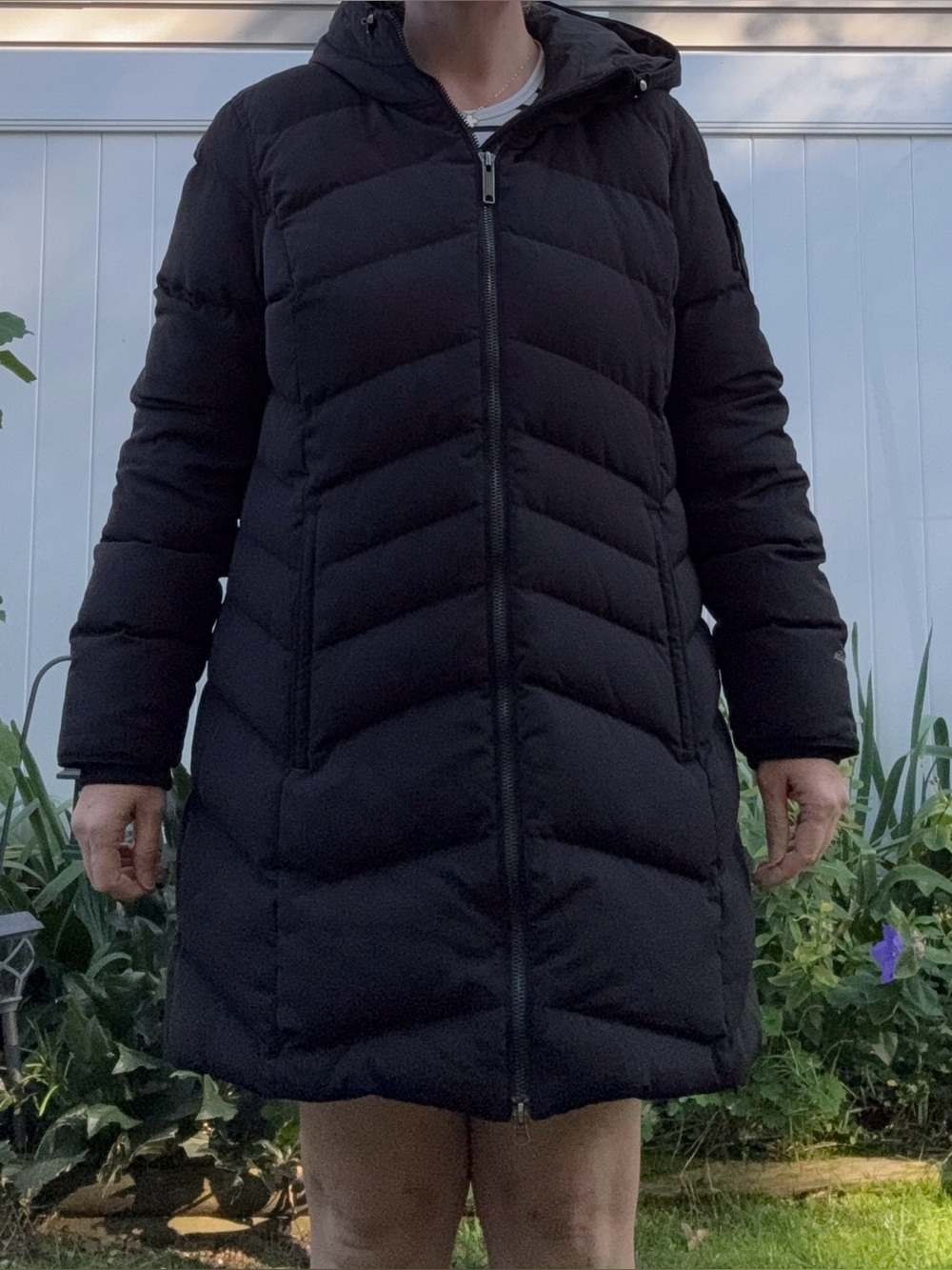 Eddie Bauer Black Down Winter Jacket size XXL Tall
